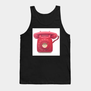 Red vintage telephone Tank Top